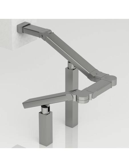 3D-verbindingsstuk voor aluminium leuning 50 × 27 mm