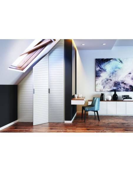 PORTE DE PLACARD LACQUEE BLANCHE RECOUPABLE