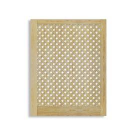 NATURAL WARDROBE DOOR WITH CROSS PATTERN 2