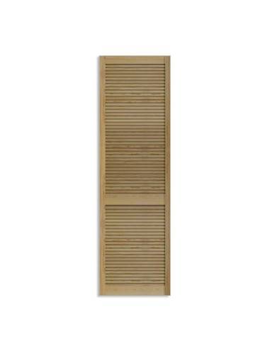 NATURAL LOUVRED WARDROBE DOOR