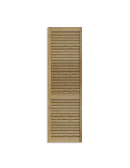 PORTE DE PLACARD NATUREL PERSIENNEE