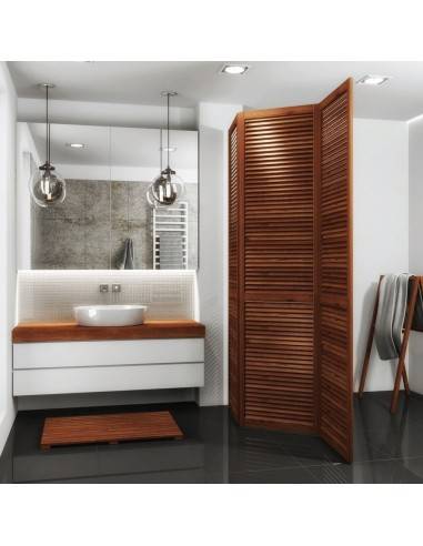 NATURAL LOUVRED WARDROBE DOOR