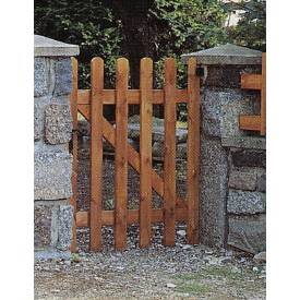 Houten tuinpoort als bouwpakket 120 x 100 cm 2