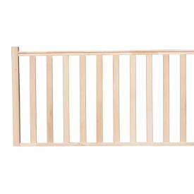 BEECH SPINDLE BALUSTRADE KIT 2M + 1 POST