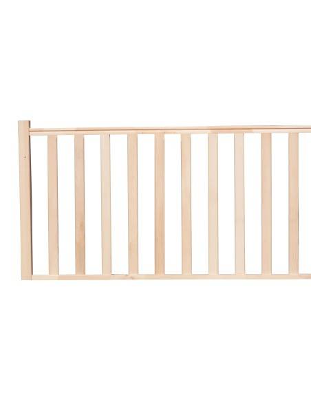 BEECH SPINDLE BALUSTRADE KIT 2M + 1 POST