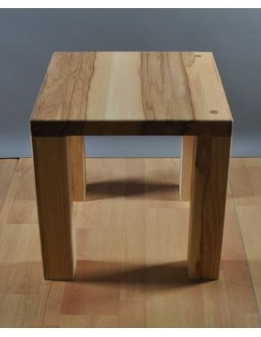 COUCHTISCH 45X45 AUS OLIVENESCHE, HÖHE 45 CM