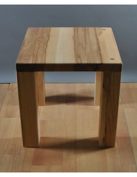 COUCHTISCH 45X45 AUS OLIVENESCHE, HÖHE 45 CM