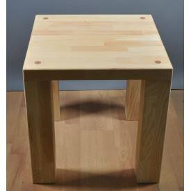 COUCHTISCH 45x45 ESCHE HÖHE 45 CM 2