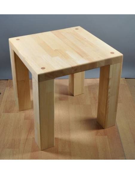 COUCHTISCH 45 × 45 AUS ESCHE, HÖHE 45 CM