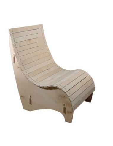 Garden armchair in plywood – Indoor and outdoor