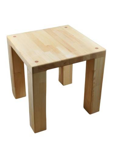 TABLE BASSE 45x45 FRENE HAUTEUR 45 CM