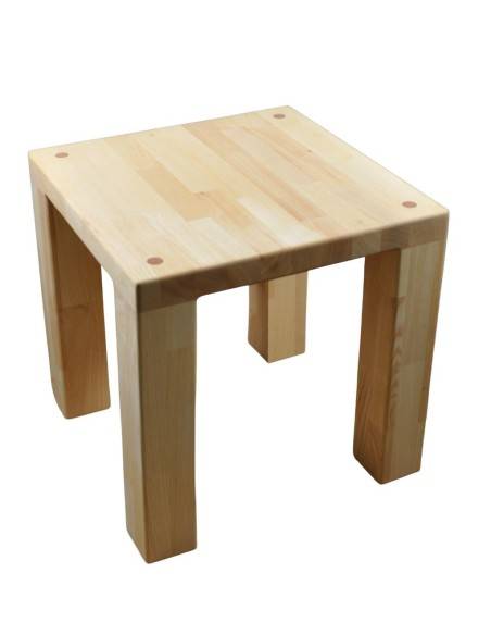 COUCHTISCH 45x45 ESCHE HÖHE 45 CM