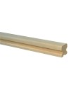 Moulded beech handrail 50x50 mm