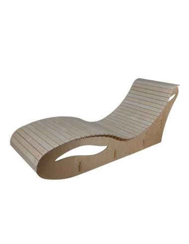 Plywood sun lounger – Indoor and outdoor