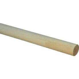 Corrimano in faggio tondo + supporti in metallo + olio