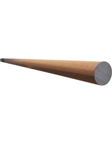 Runder Handlauf aus exotischem Holz, Durchmesser 42