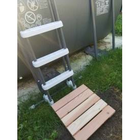 Grigliato in Douglas 50x50x5 cm – 4 lastre per m² 2