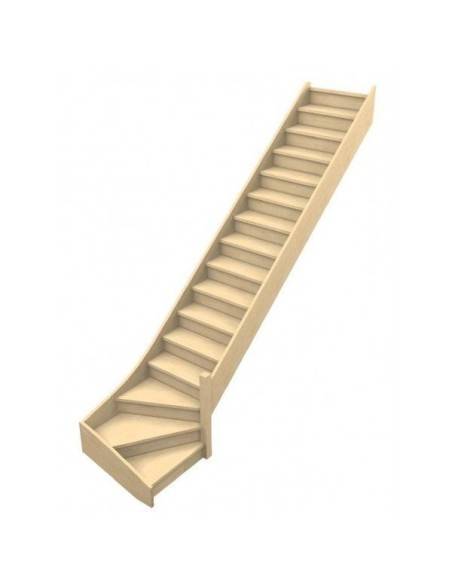 Right quarter-turn bottom with risers