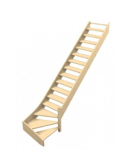 Right quarter-turn bottom without riser