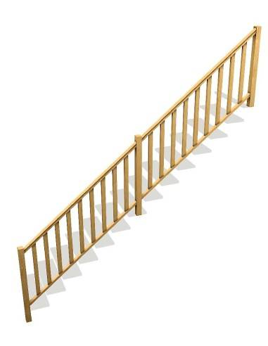 GAVIA WOOD SPINDLE HANDRAIL