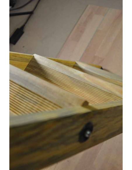 Luere + acabado aceitado en taller