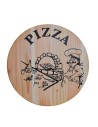 Natural fir pizza board 33 cm