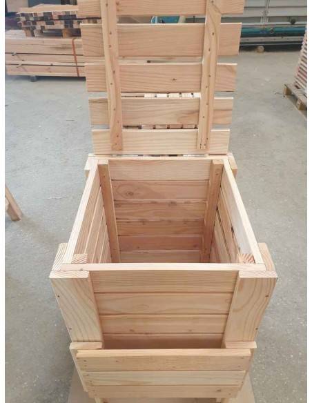 Compostiera in kit Douglas 200 litri – 55x60xH 93 cm