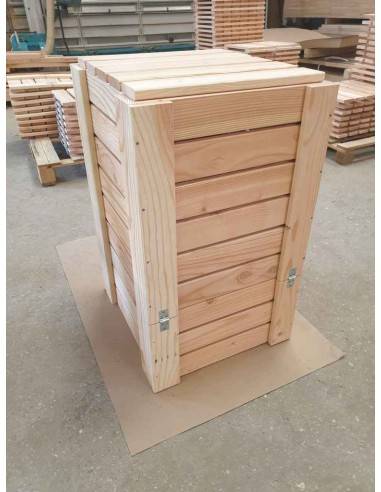 Compostbak als bouwpakket van douglashout, 200 liter – 55x60xH 93 cm