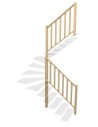 ALBULA inner side wood spindle railing DQT