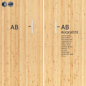 Glued laminated LARCH panel made to measure 2