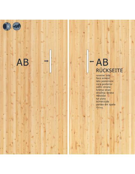 Panel Laminado encolado ALERCE a medida