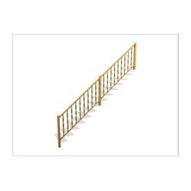 BAVAT BINNENLEUNING MET GEDRAAIDE BALUSTERS 2