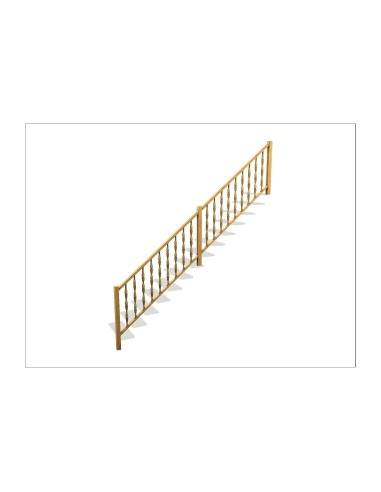 BAVAT INTERIOR HANDRAIL WITH TURNED BALUSTERS