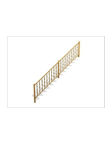 BAVAT INTERIOR HANDRAIL WITH TURNED BALUSTERS
