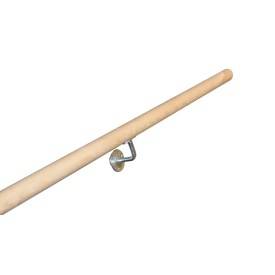 Ronde essenhouten trapleuning Ø42 mm 2