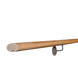 Oval beech handrail