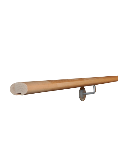 Oval beech handrail
