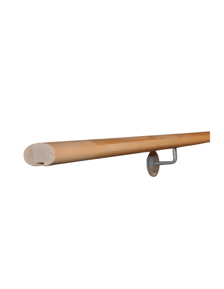 Oval beech handrail