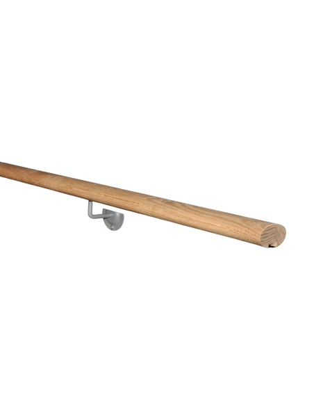 Oval oak handrail