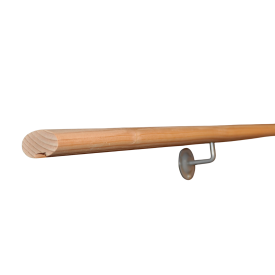 Oval douglas fir handrail