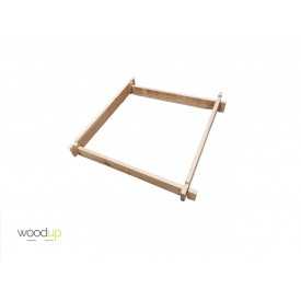 Raised square vegetable bed 100x100 cm no nails or screws – Douglas fir