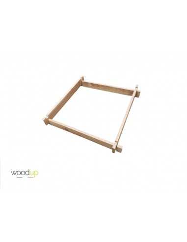 Raised square vegetable bed 100x100 cm no nails or screws – Douglas fir