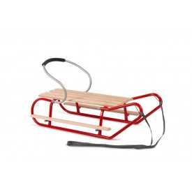 Beech and metal sledge 88x42 cm – 4 colours to choose from