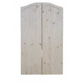 Porta western su misura in legno