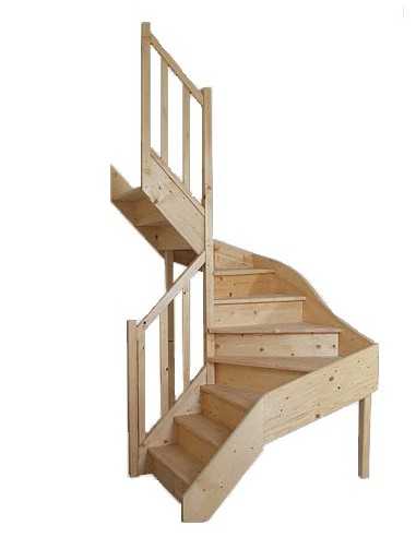 GOULES + RINGHIERA INTERNA A FUSO IN LEGNO