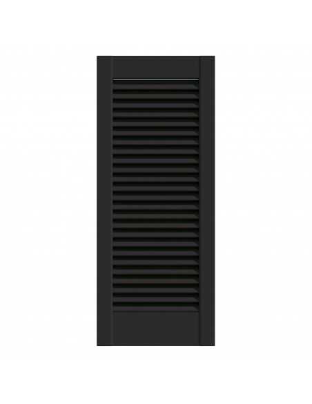 PUERTA DE ARMARIO DE LAMAS LACADA NEGRA