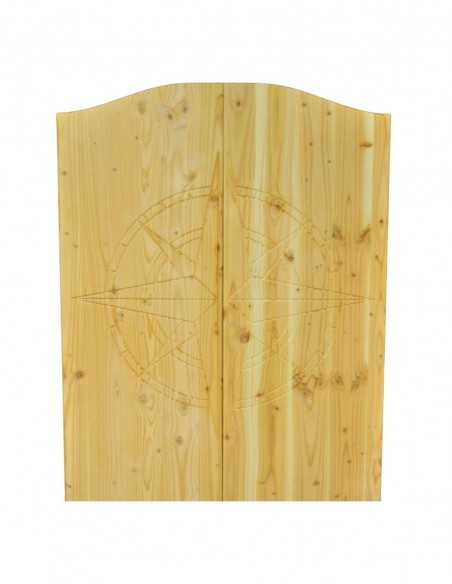 Weathered wood effect - High gendarme hat newel post