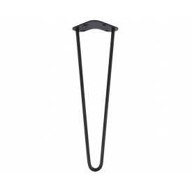 Haarnadel-Tischbein Schwarz Chic – 20/43 cm