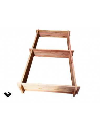 Vegetable garden raised bed 200x100 cm without nails or screws in French Douglas fir