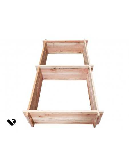Raised extension for vegetable garden bed 200x100 cm without nails or screws – Douglas fir
